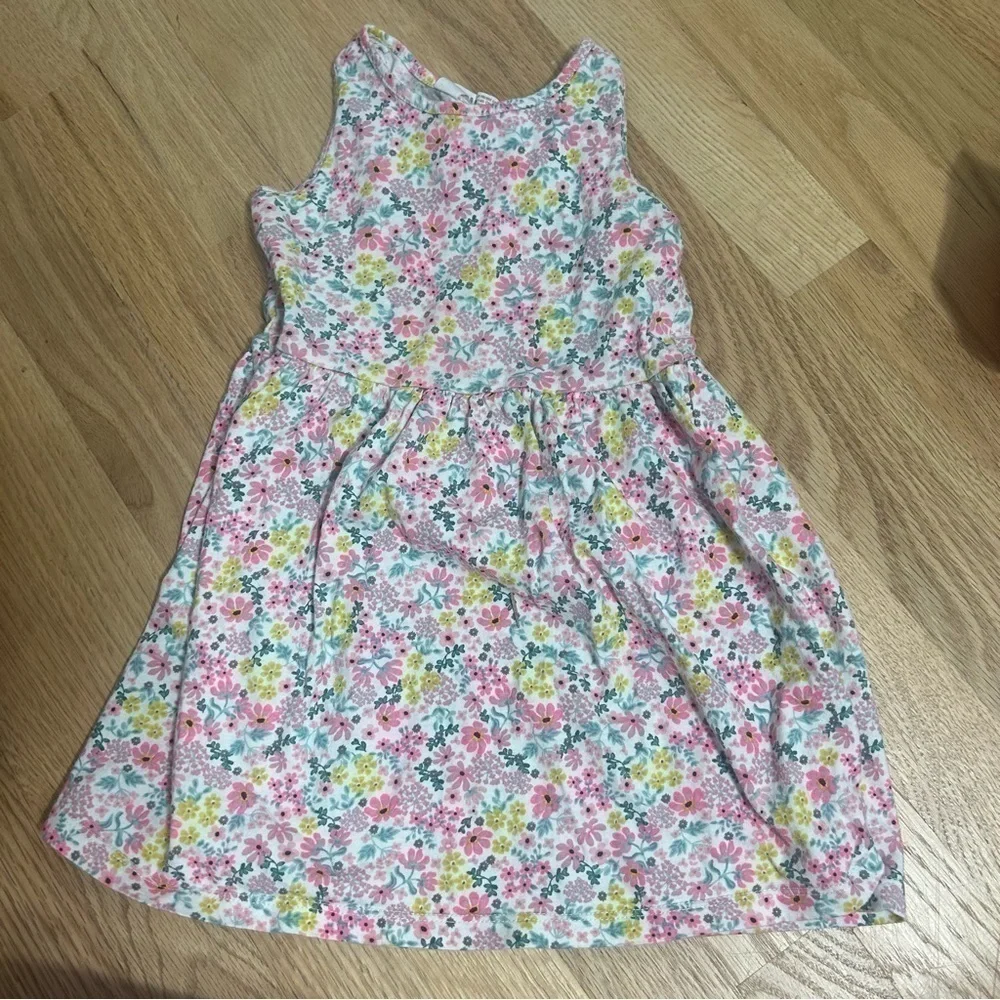 4T Dress Bundle H&M Gap Star Red Collared Button Down Sleeveless Kids Toddler